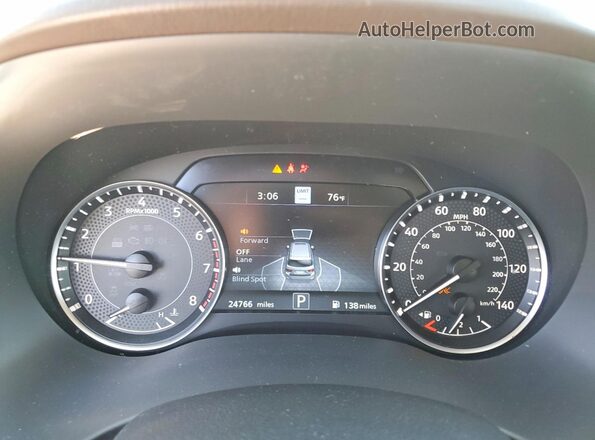 JN8AY2CC8P9184161 2023 NISSAN ARMADA Silver Instrument cluster view