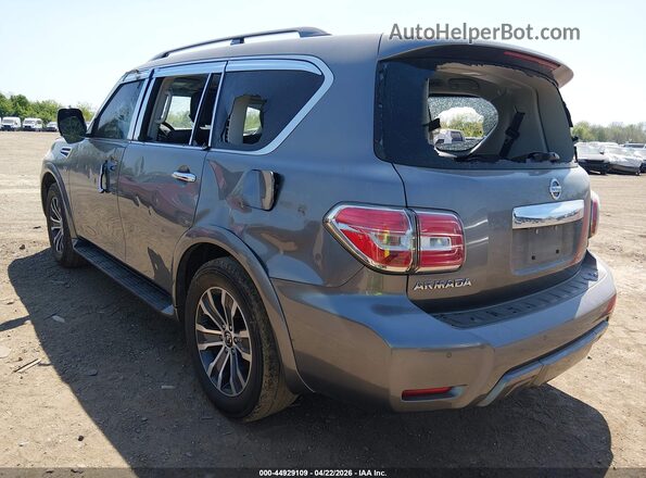 JN8AY2ND9L9107623 2020 NISSAN ARMADA Серый Задняя левая четверть