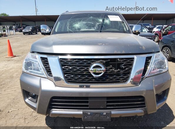 JN8AY2ND9L9107623 2020 NISSAN ARMADA Серый Вид щитка приборов
