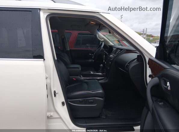JN8AY2NE5H9702257 2017 NISSAN ARMADA White Widok wnętrza z przodu