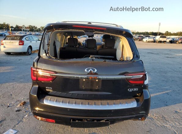 JN8AZ2AC0R9500316 2024 INFINITI QX80 Black Rear view