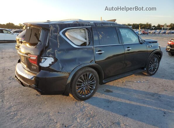 JN8AZ2AC0R9500316 2024 INFINITI QX80 Black Rear right