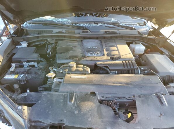 JN8AZ2AC0R9500316 2024 INFINITI QX80 Black Engine compartment view