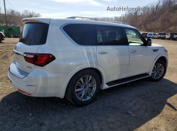 JN8AZ2AF2R9765345 2024 INFINITI QX80 Белый Задняя правая четверть