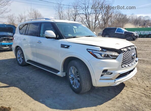 JN8AZ2AF2R9765345 2024 INFINITI QX80 Белый Передняя правая четверть