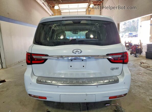 JN8AZ2AFXM9717536 2021 INFINITI QX80 White Widok z tyłu