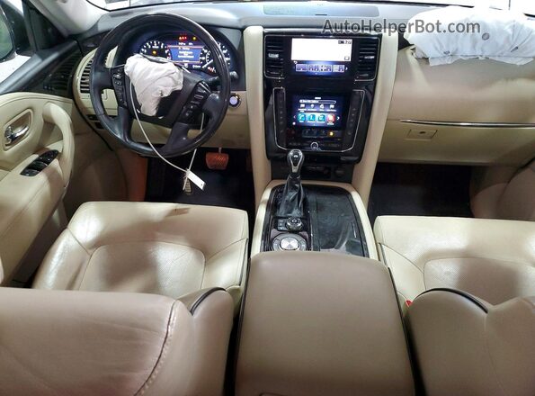 JN8AZ2AFXM9717536 2021 INFINITI QX80 White Widok deski rozdzielczej
