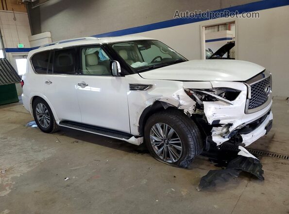 JN8AZ2AFXM9717536 2021 INFINITI QX80 White Przód prawy