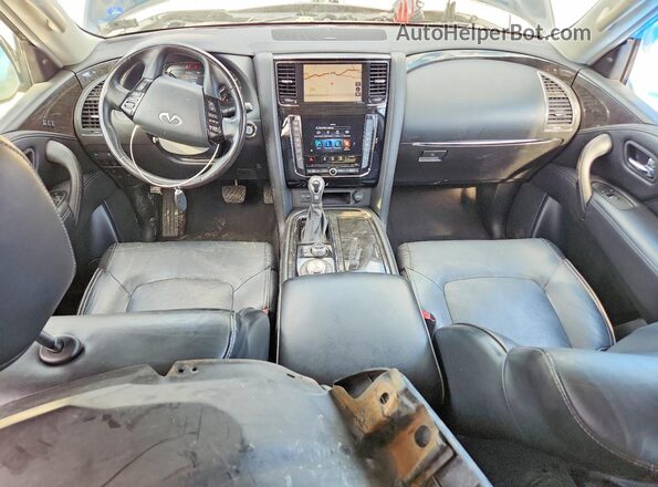 JN8AZ2NE5L9254804 2020 INFINITI QX80 Black Вид панелі приладів