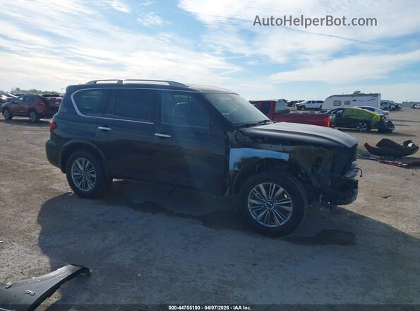 JN8AZ2NF4J9664600 2018 INFINITI QX80 Black Widok wnętrza 360 stopni