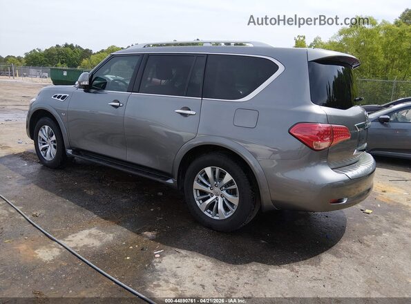JN8AZ2NF6H9646366 2017 INFINITI QX80 Gray Trasero izquierdo