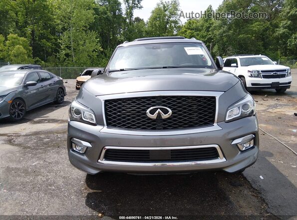 JN8AZ2NF6H9646366 2017 INFINITI QX80 Gray Vista del cuadro de instrumentos