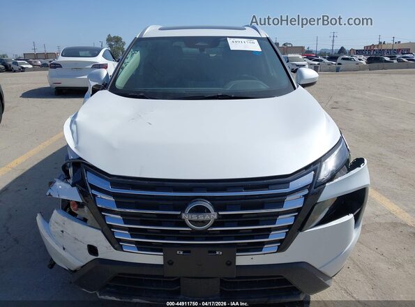 JN8BT3BA9SW005192 2025 NISSAN ROGUE White Вид щитка приладів