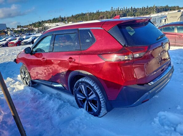 JN8BT3CB2PW186540 2023 NISSAN ROGUE Red Trasero izquierdo