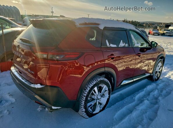 JN8BT3CB2PW186540 2023 NISSAN ROGUE Red Trasero derecho