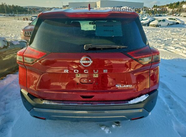 JN8BT3CB2PW186540 2023 NISSAN ROGUE Red Vista trasera