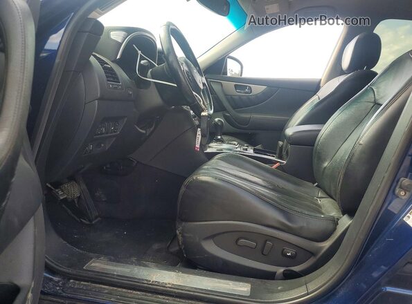 JN8CS1MW9HM414902 2017 INFINITI QX70 Blue Vista interior delantera