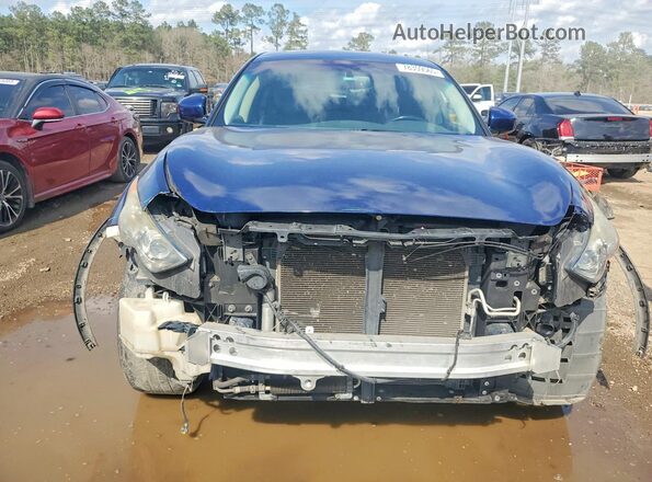 JN8CS1MW9HM414902 2017 INFINITI QX70 Blue Vista frontal