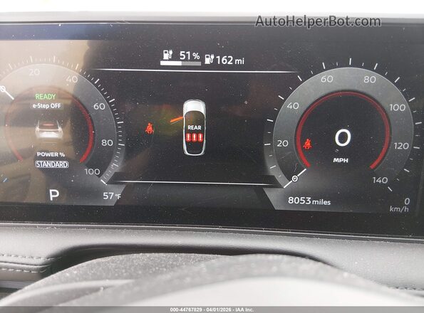 JN8DF0BF0SM764237 2025 NISSAN ARIYA Black Rear seats view