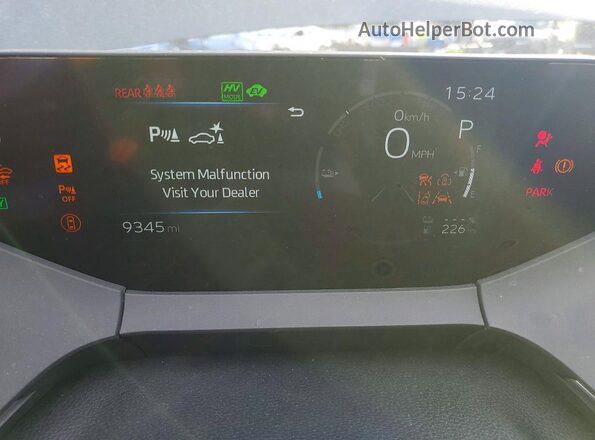JTDACACU2T3061675 2026 TOYOTA PRIUS Серый Вид щитка приборов