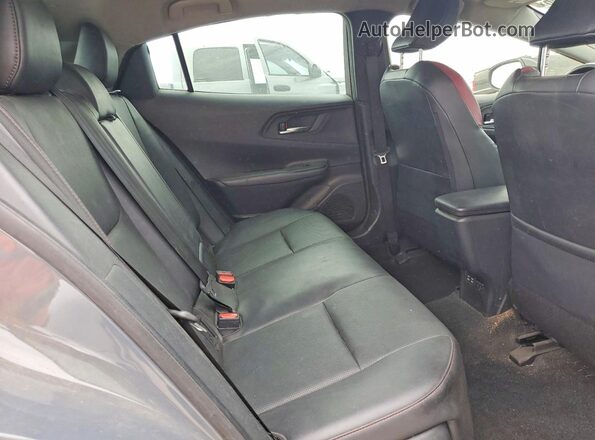 JTDACACUXP3002895 2023 TOYOTA PRIUS Gray უკანა სავარძლების ხედი