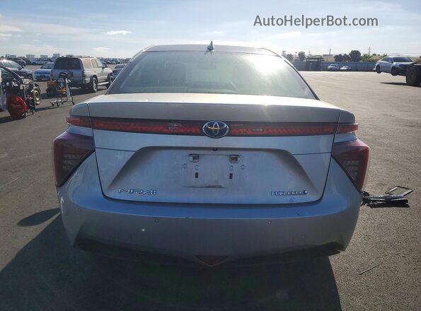 JTDBVRBD0HA002075 2017 TOYOTA MIRAI Silver Հետևի տեսք