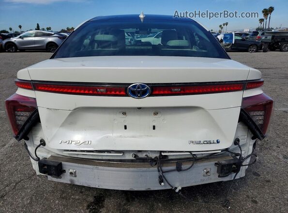 JTDBVRBD1LA007925 2020 TOYOTA MIRAI White Вид ззаду
