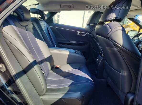 JTDBVRBD3LA007974 2020 TOYOTA MIRAI Black უკანა სავარძლების ხედი