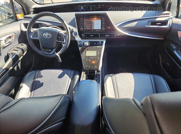JTDBVRBD3LA007974 2020 TOYOTA MIRAI Black წინა პანელის ხედი