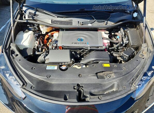 JTDBVRBD3LA007974 2020 TOYOTA MIRAI Black უკანა სალონის ხედი