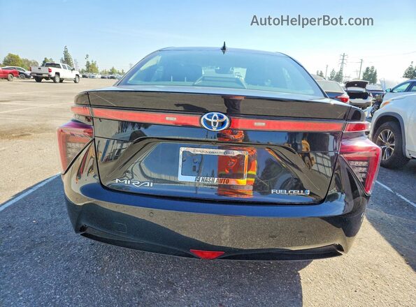 JTDBVRBD3LA007974 2020 TOYOTA MIRAI Black უკანა ხედი