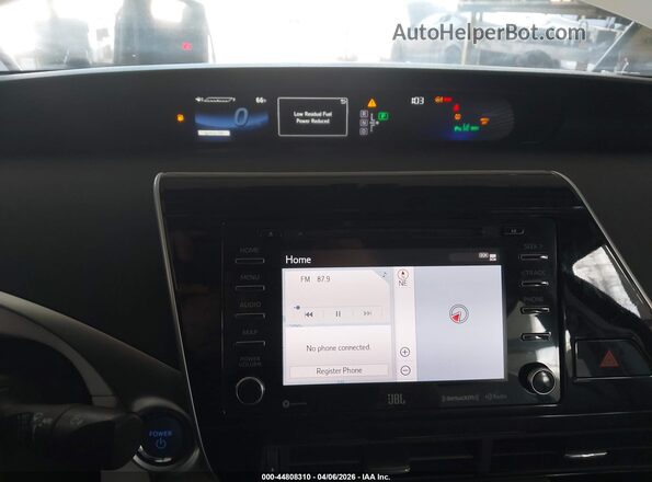 JTDBVRBD5JA004698 2018 TOYOTA MIRAI White Вид задніх сидінь