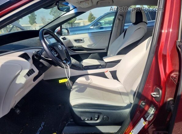 JTDBVRBD6KA007241 2019 TOYOTA MIRAI Бордовый Вид салона спереди