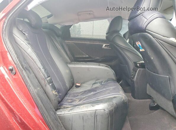 JTDBVRBD8KA005667 2019 TOYOTA MIRAI Burgundy Вид задніх сидінь