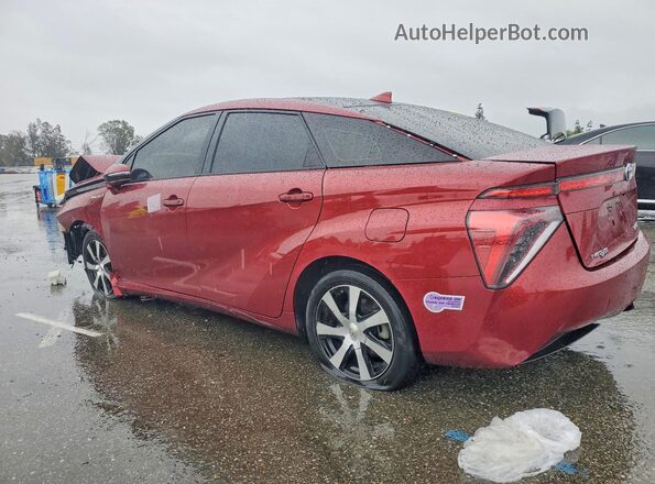 JTDBVRBD8KA005667 2019 TOYOTA MIRAI Burgundy Задня ліва чверть