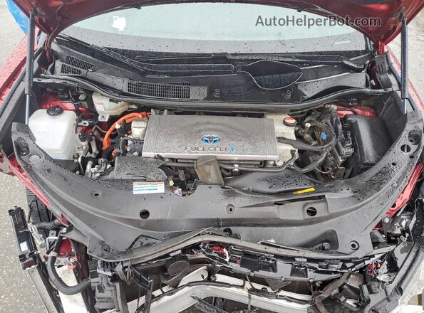 JTDBVRBD8KA005667 2019 TOYOTA MIRAI Burgundy Вид задньої частини салону