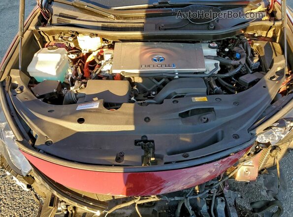 JTDBVRBD8KA006835 2019 TOYOTA MIRAI Burgundy Вид задньої частини салону