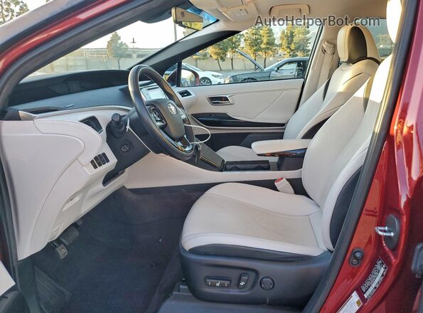JTDBVRBD8KA006835 2019 TOYOTA MIRAI Burgundy Вид салону спереду