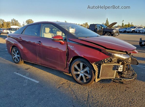 JTDBVRBD8KA006835 2019 TOYOTA MIRAI Burgundy Передня права чверть