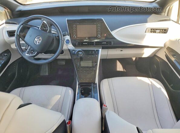 JTDBVRBD9KA007637 2019 TOYOTA MIRAI Серебряный Вид панели приборов