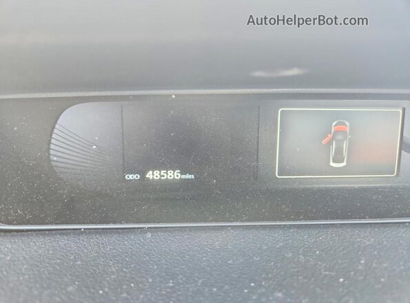 JTDBVRBD9KA007637 2019 TOYOTA MIRAI Серебряный Вид щитка приборов