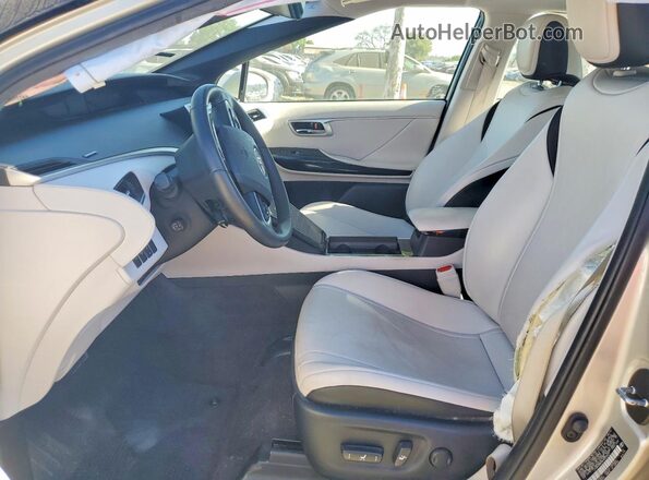 JTDBVRBD9KA007637 2019 TOYOTA MIRAI Серебряный Вид салона спереди