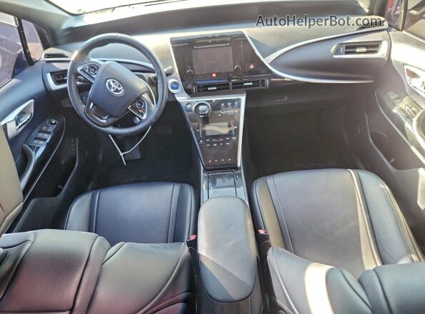 JTDBVRBDXHA002746 2017 TOYOTA MIRAI Blue Вид панелі приладів