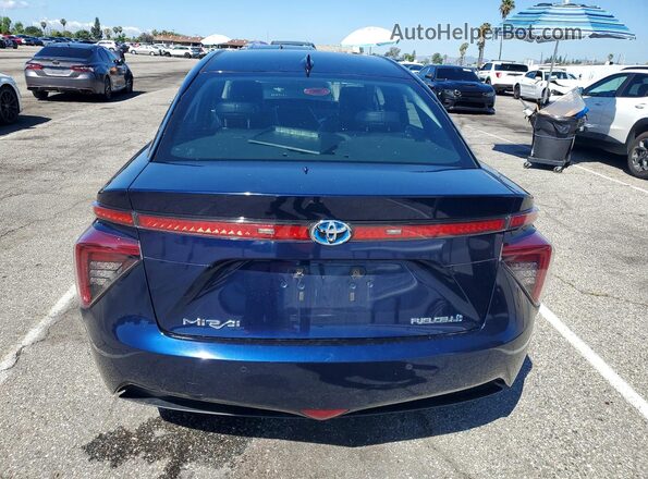 JTDBVRBDXKA006111 2019 TOYOTA MIRAI Blue Հետևի տեսք