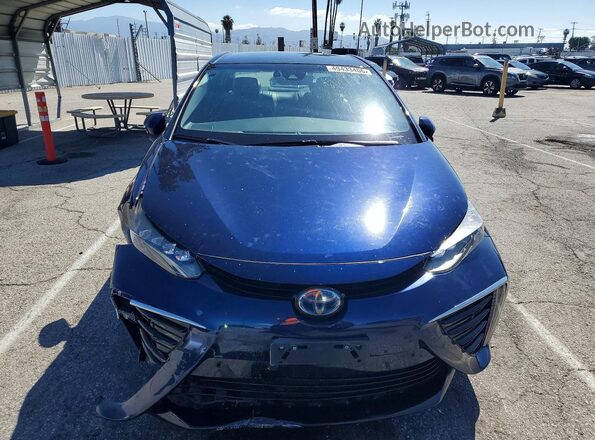 JTDBVRBDXKA006111 2019 TOYOTA MIRAI Blue Դիմացի տեսք