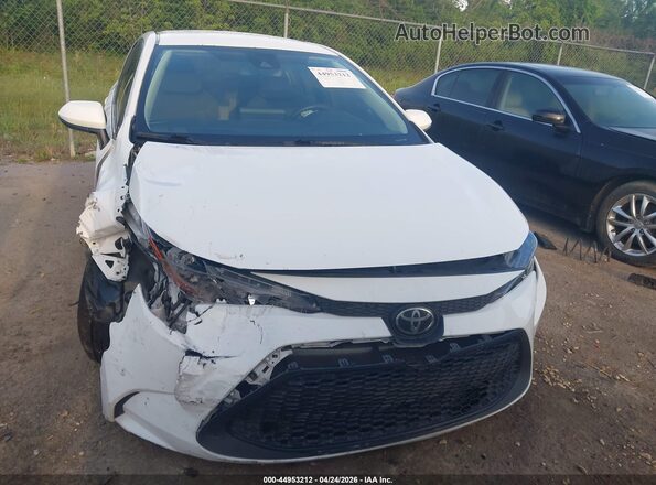 JTDEPMAE6NJ203415 2022 TOYOTA LL White ხელსაწყოთა პანელის ხედი
