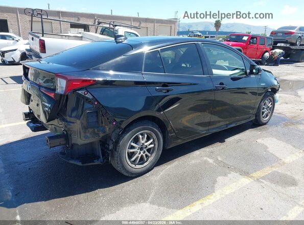 JTDKAMFU3M3134593 2021 TOYOTA PRIUS Black Задня права чверть