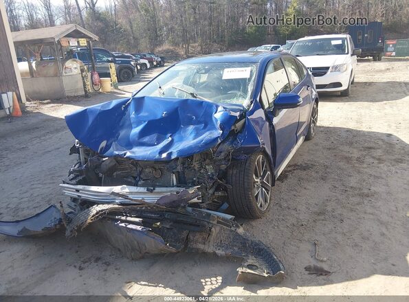JTDP4RCE5LJ000752 2020 TOYOTA LL Blue Front view