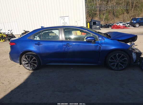 JTDP4RCE5LJ000752 2020 TOYOTA LL Blue Rear interior view