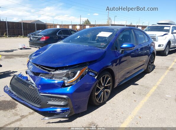 JTDS4MCE2MJ075651 2021 TOYOTA LL Blue 